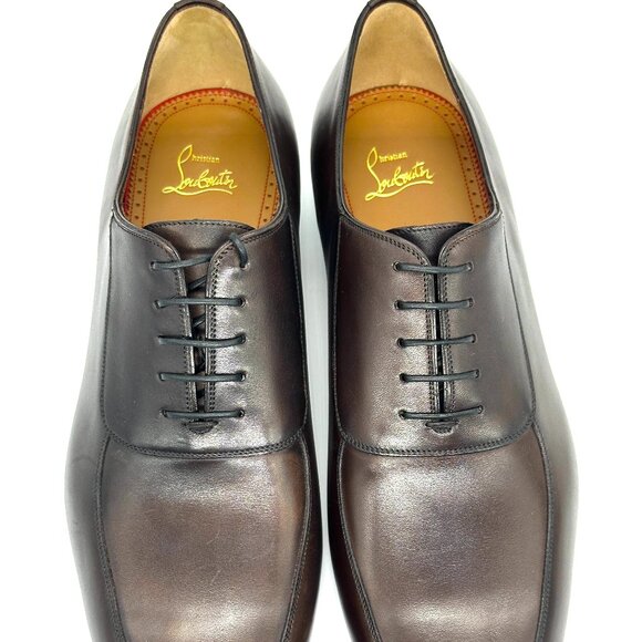 Christian Louboutin LAFITTE Mens Lace Up Oxfords Loafers Flat Derby Shoes